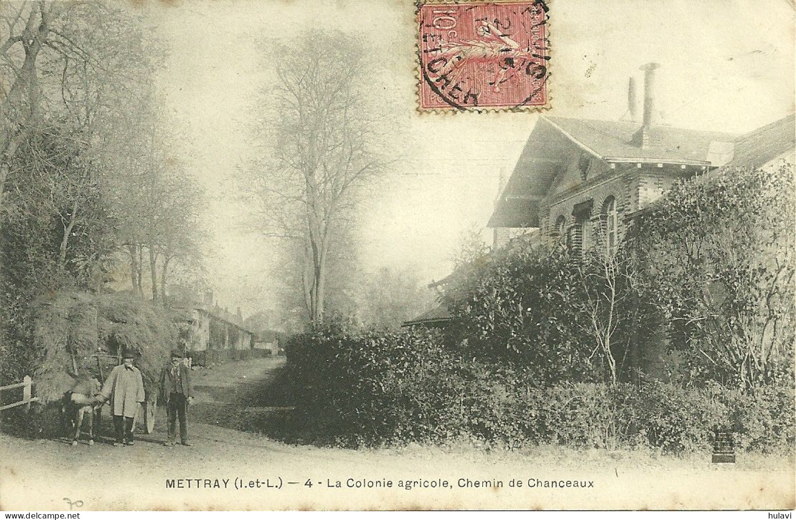 37  METTRAY - LA COLONIE AGRICOLE - CHEMIN DE CHANCEAUX (ref 9642) - Mettray