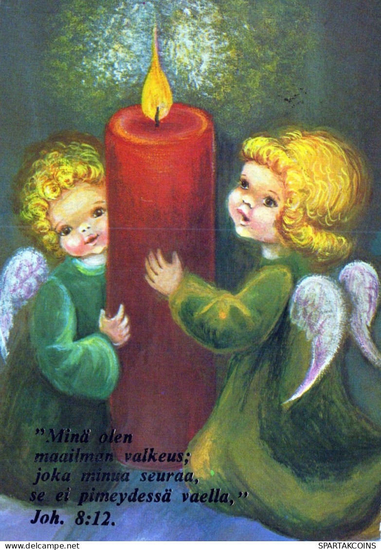 ANGEL CHRISTMAS Holidays Vintage Postcard CPSM #PAH633.A - Engelen
