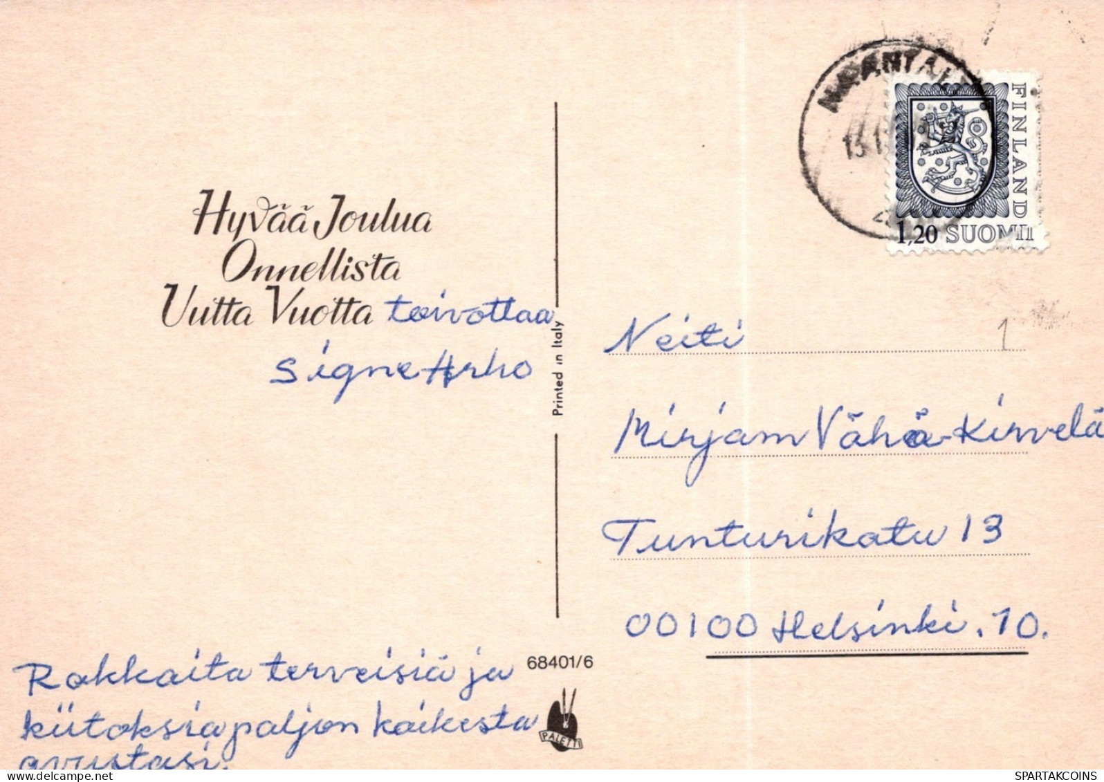ANGE NOËL Vintage Carte Postale CPSM #PAH531.A - Angeli
