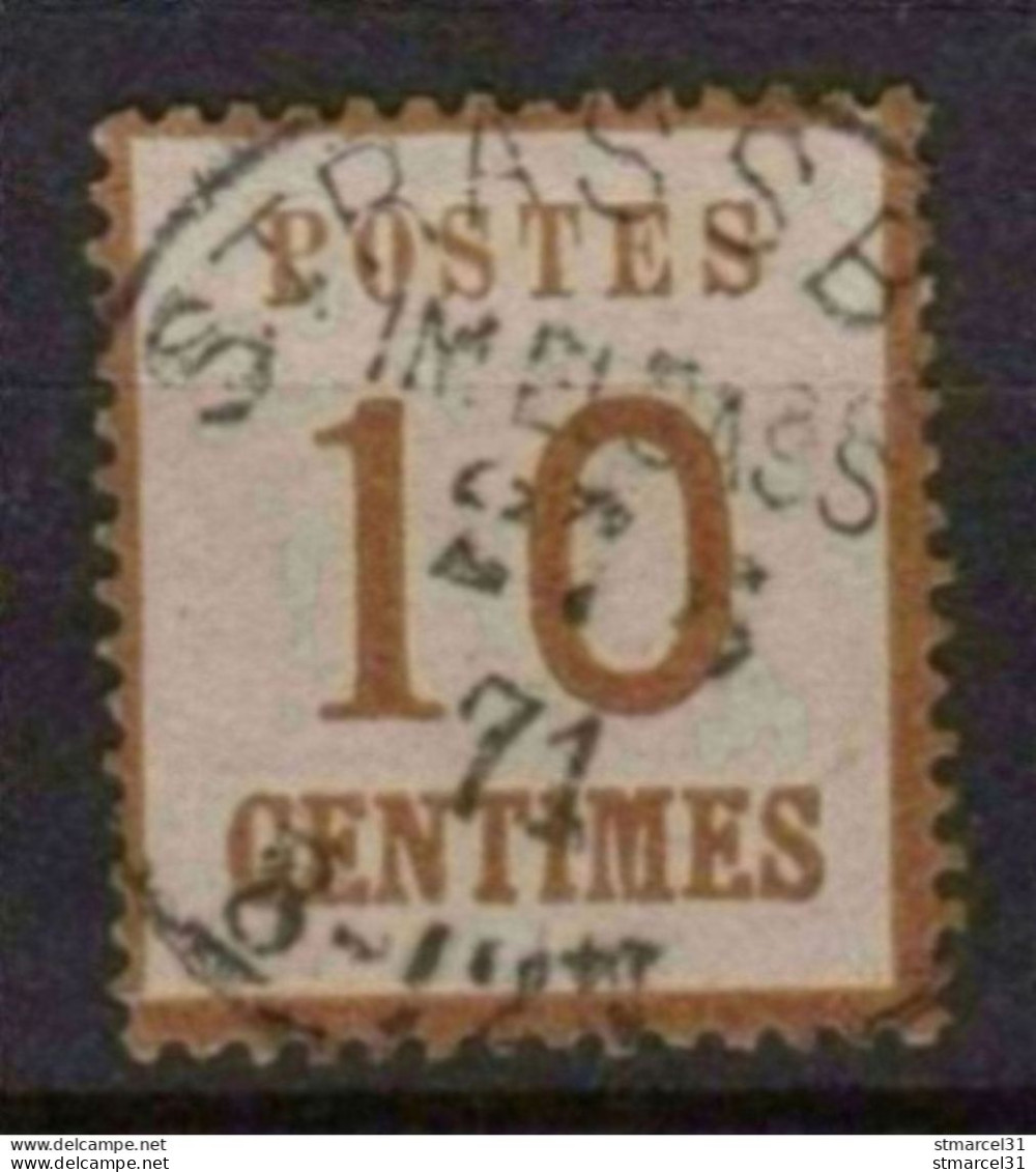 GRANDE RARETE Burelage Citron Renversé CàD All (38€) N°5ab TBE Signé Cote Spink 188€ - Used Stamps