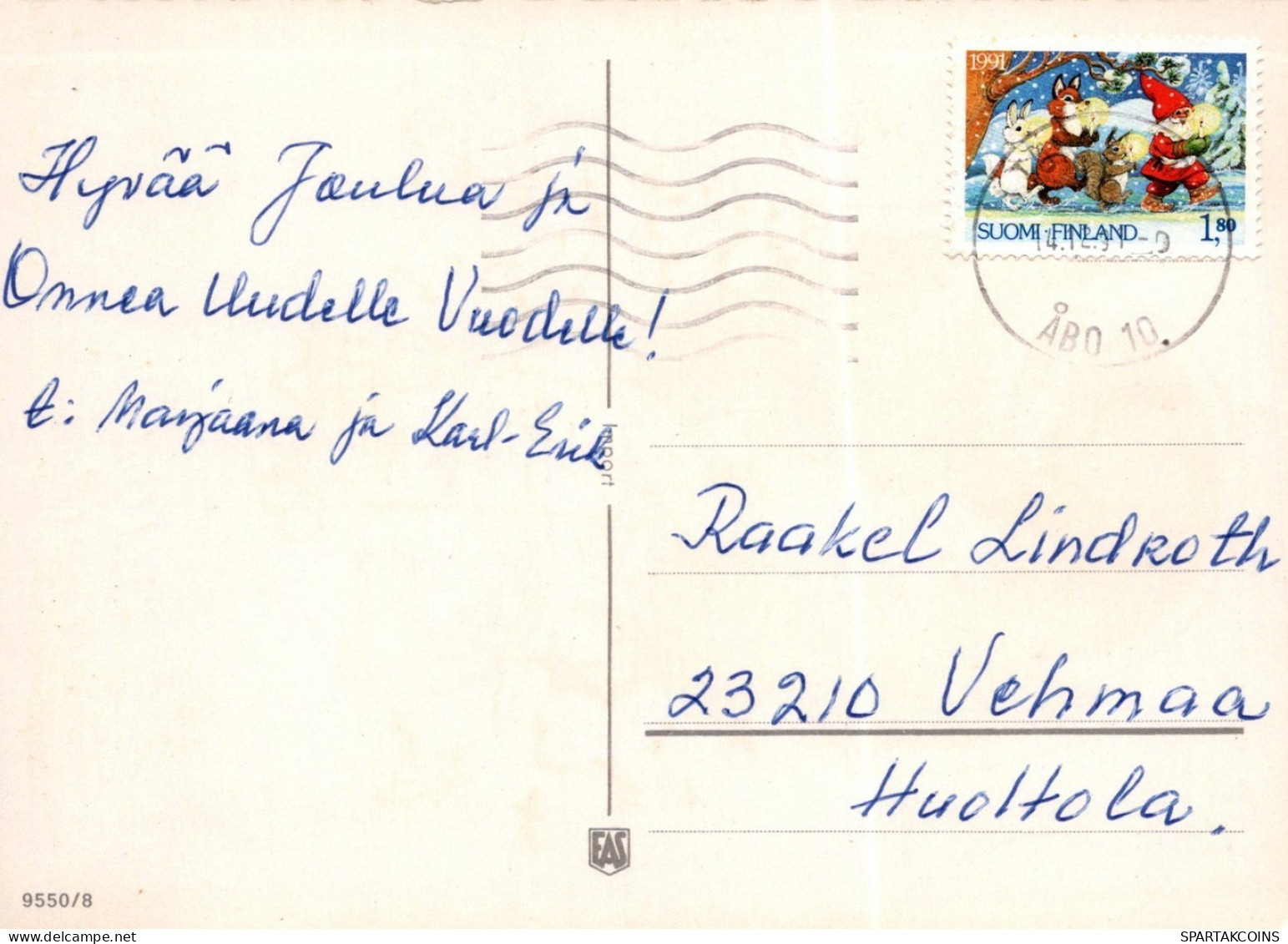 ENGEL WEIHNACHTSFERIEN Feiern & Feste Vintage Ansichtskarte Postkarte CPSM #PAG897.A - Angeli