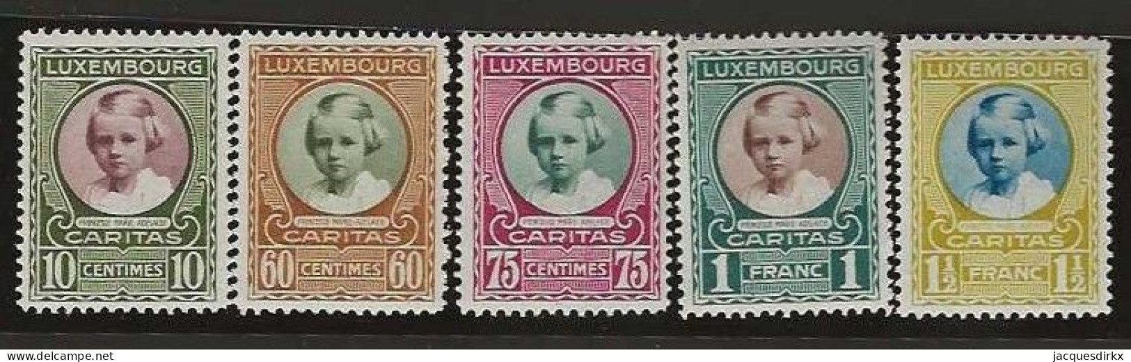 Luxembourg  .  Y&T   .   209/213     .   **  (209: *)  .    Neuf Avec Gomme Et SANS Charnière - Unused Stamps