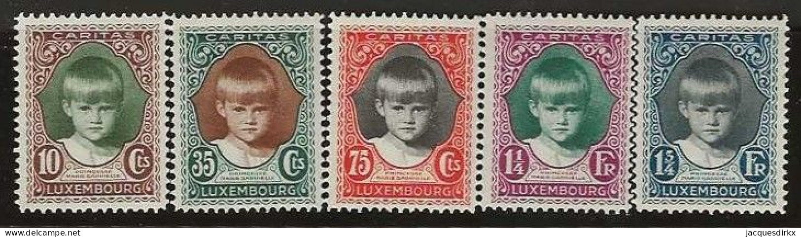 Luxembourg  .  Y&T   .   214/218  .   **    .    Neuf Avec Gomme Et SANS Charnière - Unused Stamps