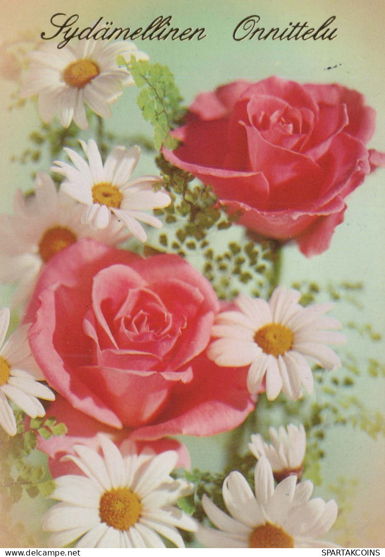 FIORI Vintage Cartolina CPSM #PAS126.A - Flowers