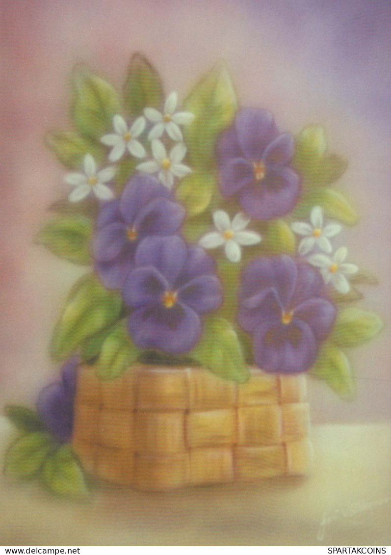 FIORI Vintage Cartolina CPSM #PAR845.A - Flowers