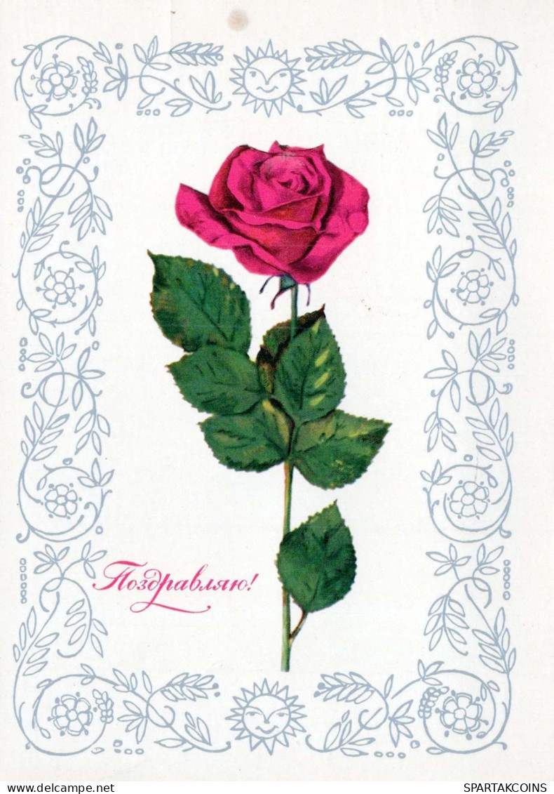 FIORI Vintage Cartolina CPSM #PAR730.A - Blumen
