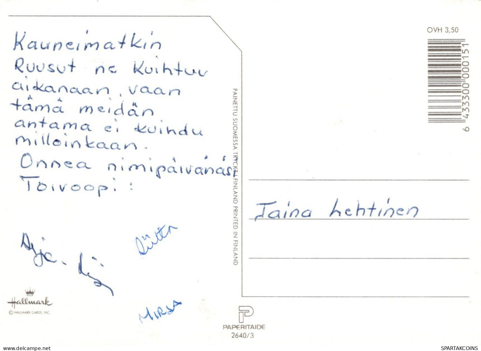 PERRO Animales Vintage Tarjeta Postal CPSM #PAN758.A - Chiens