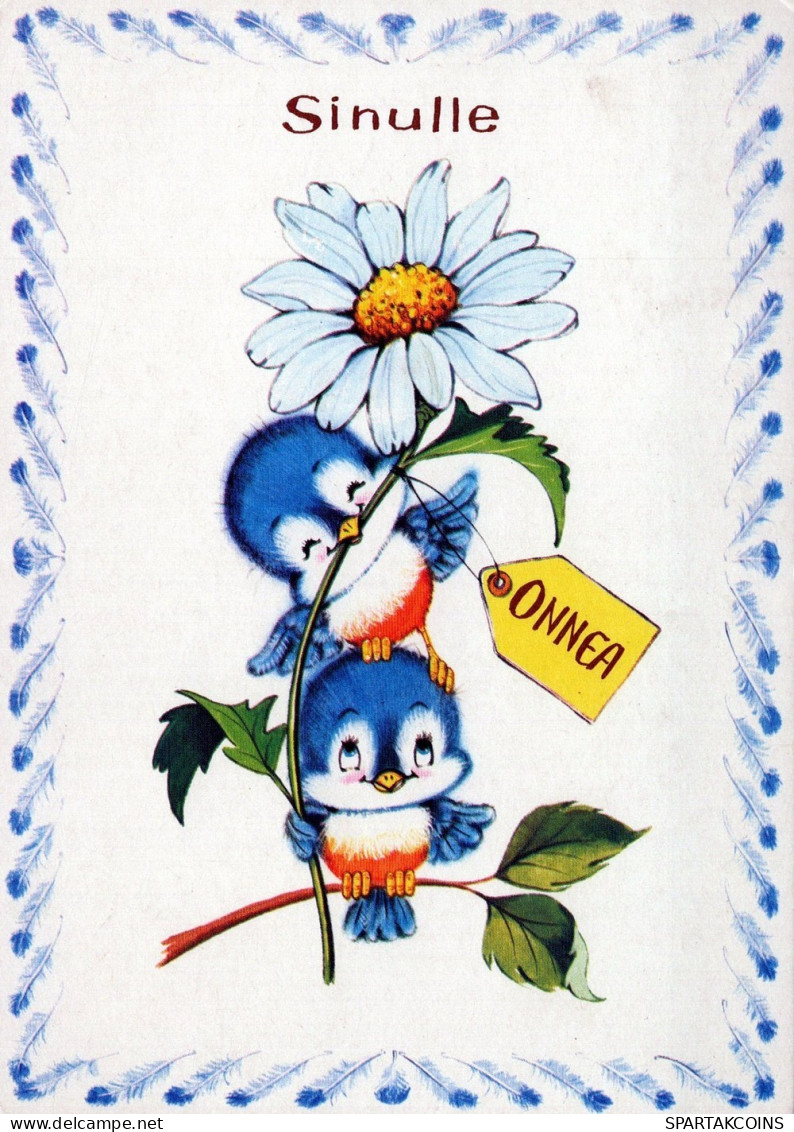 VOGEL Tier Vintage Ansichtskarte Postkarte CPSM #PAN191.A - Vogels