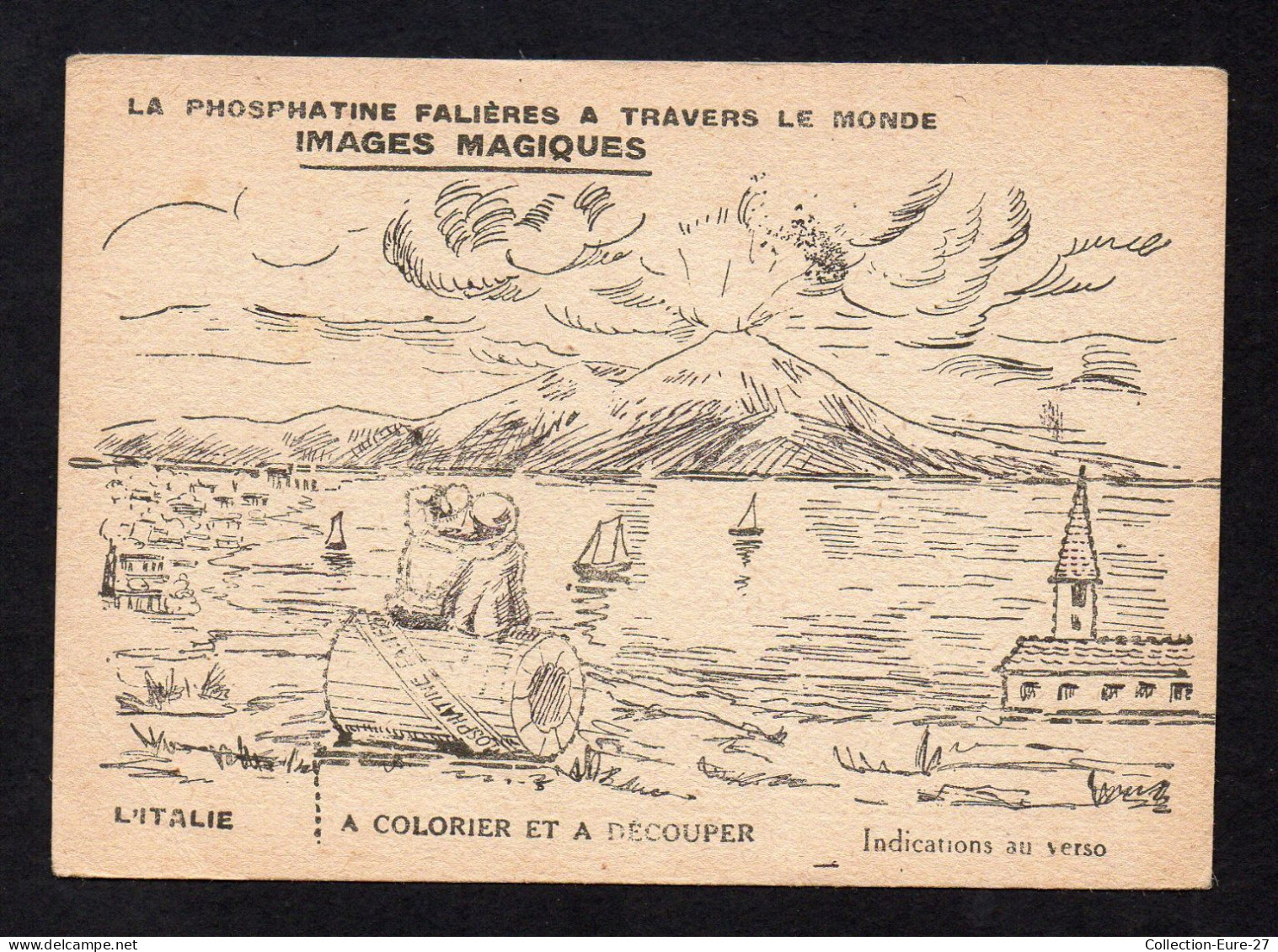 (12/05/24) THEME PUBLICITE-CPA IMAGES MAGIQUES - LA PHOSPHATINE FALIERES A TRAVERS LE MONDE - Advertising