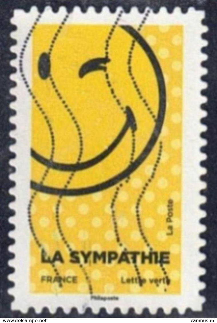 2022 Yt AA 2145 (o) Prenez Le Temps De Sourire La Sympathie - Used Stamps