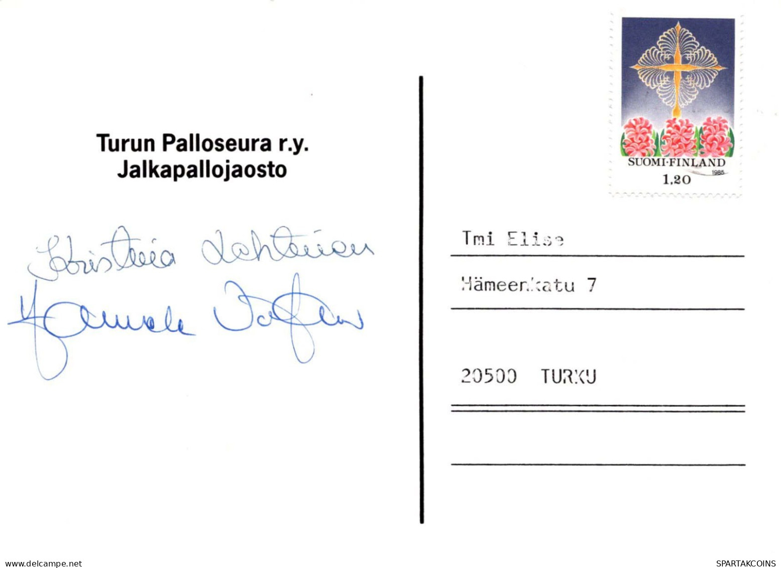 PAPÁ NOEL Feliz Año Navidad GNOMO Vintage Tarjeta Postal CPSM #PAY975.A - Santa Claus