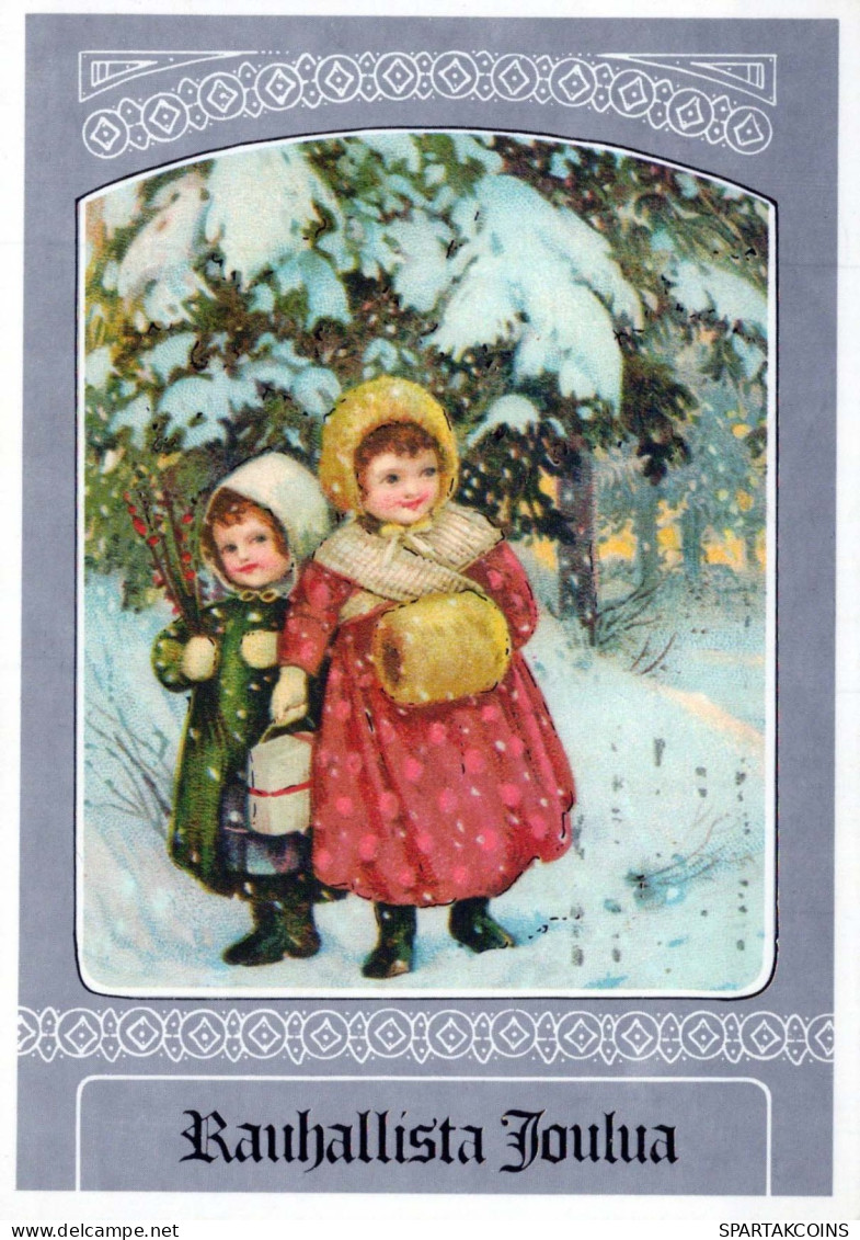 Happy New Year Christmas CHILDREN Vintage Postcard CPSM #PAY839.A - New Year