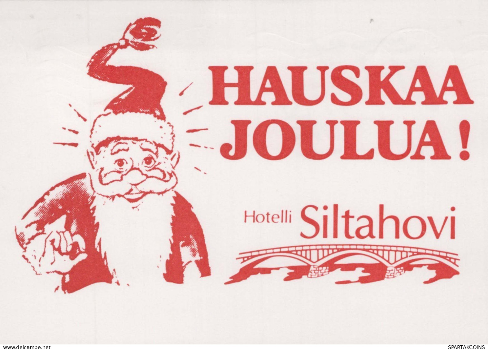 PÈRE NOËL Bonne Année Noël Vintage Carte Postale CPSM #PAY572.A - Santa Claus