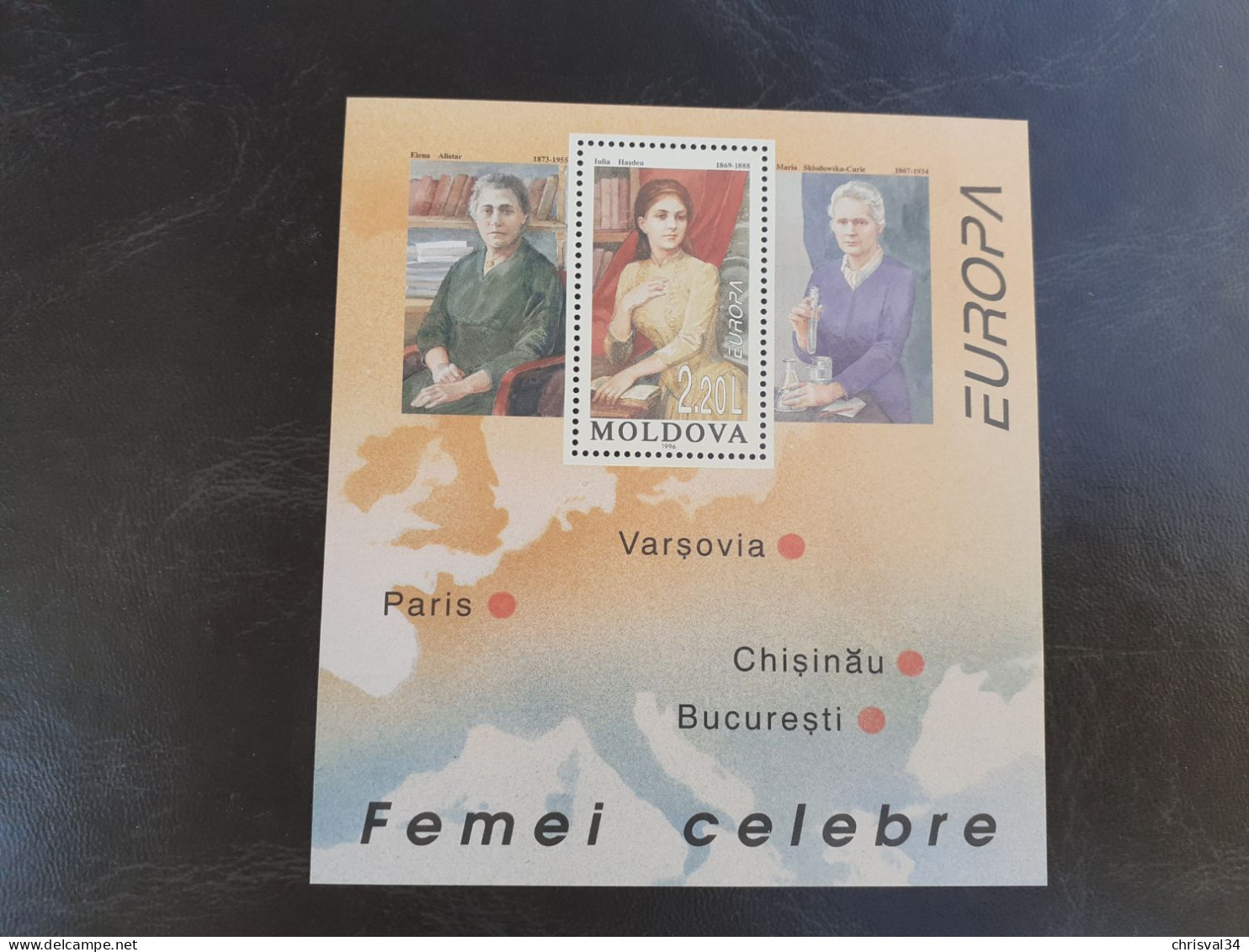 TIMBRES    MOLDAVIE  BLOC  FEUILLET   ANNEE  1996     N  11     NEUFS  LUXE** - Moldavie