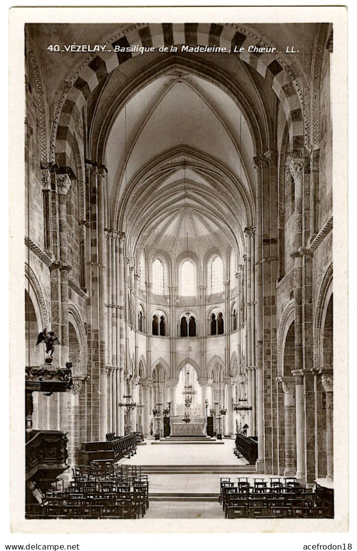 Vézelay - Basilique De La Madeleine - Le Choeur - Vezelay