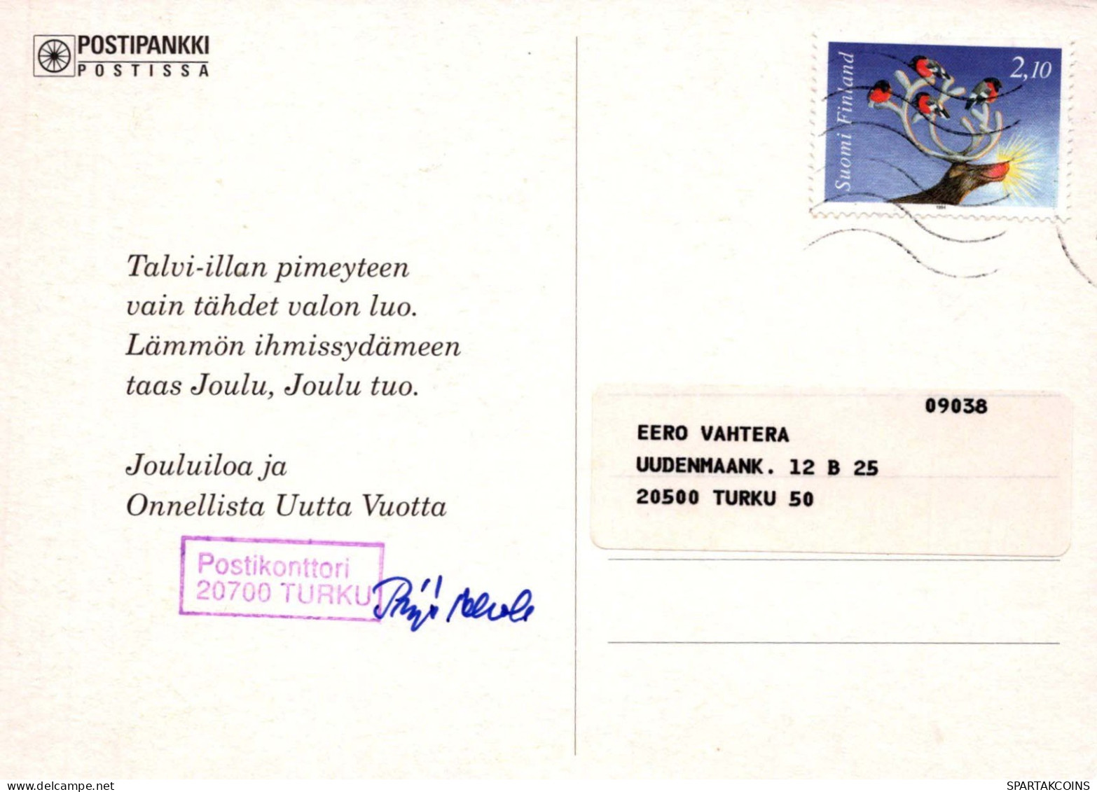 CERVO LEONE Animale Vintage Cartolina CPSM #PBS047.A - Leoni
