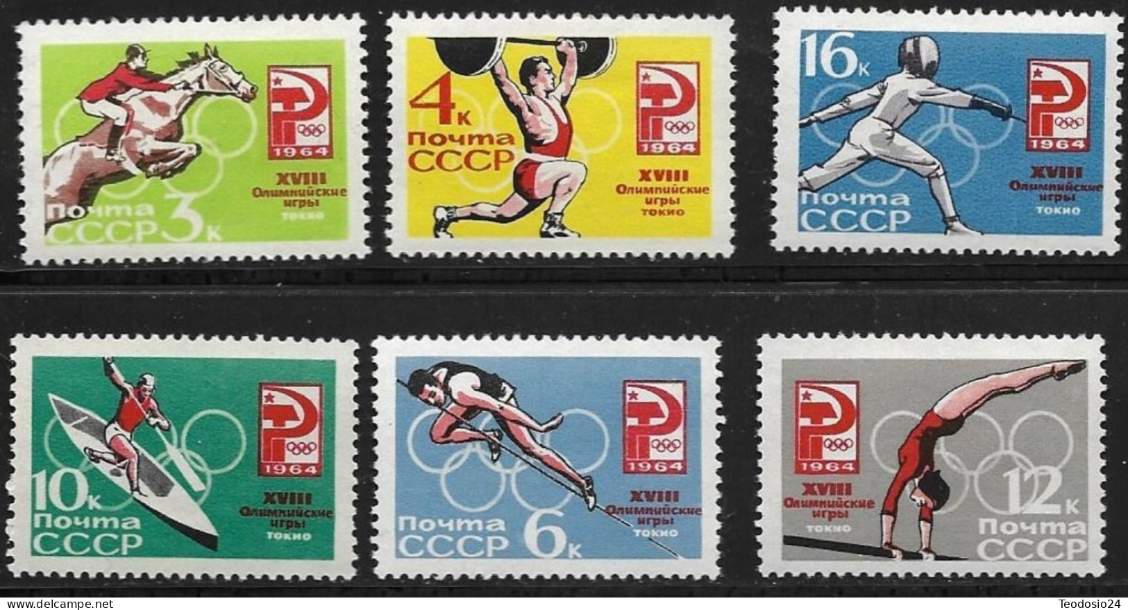 Russie 1964 Yt 2843/8  Serie Completa   ** - Nuevos