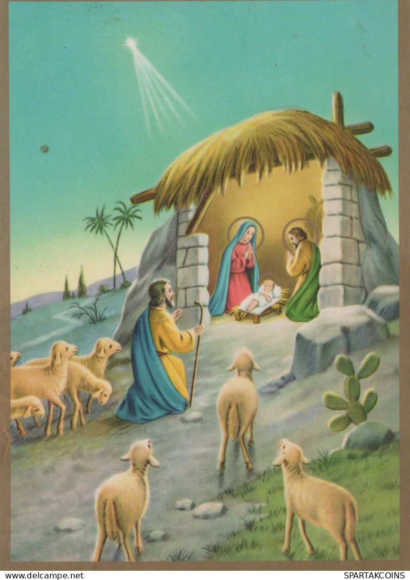 Jungfrau Maria Madonna Jesuskind Religion Vintage Ansichtskarte Postkarte CPSM #PBQ022.A - Vierge Marie & Madones
