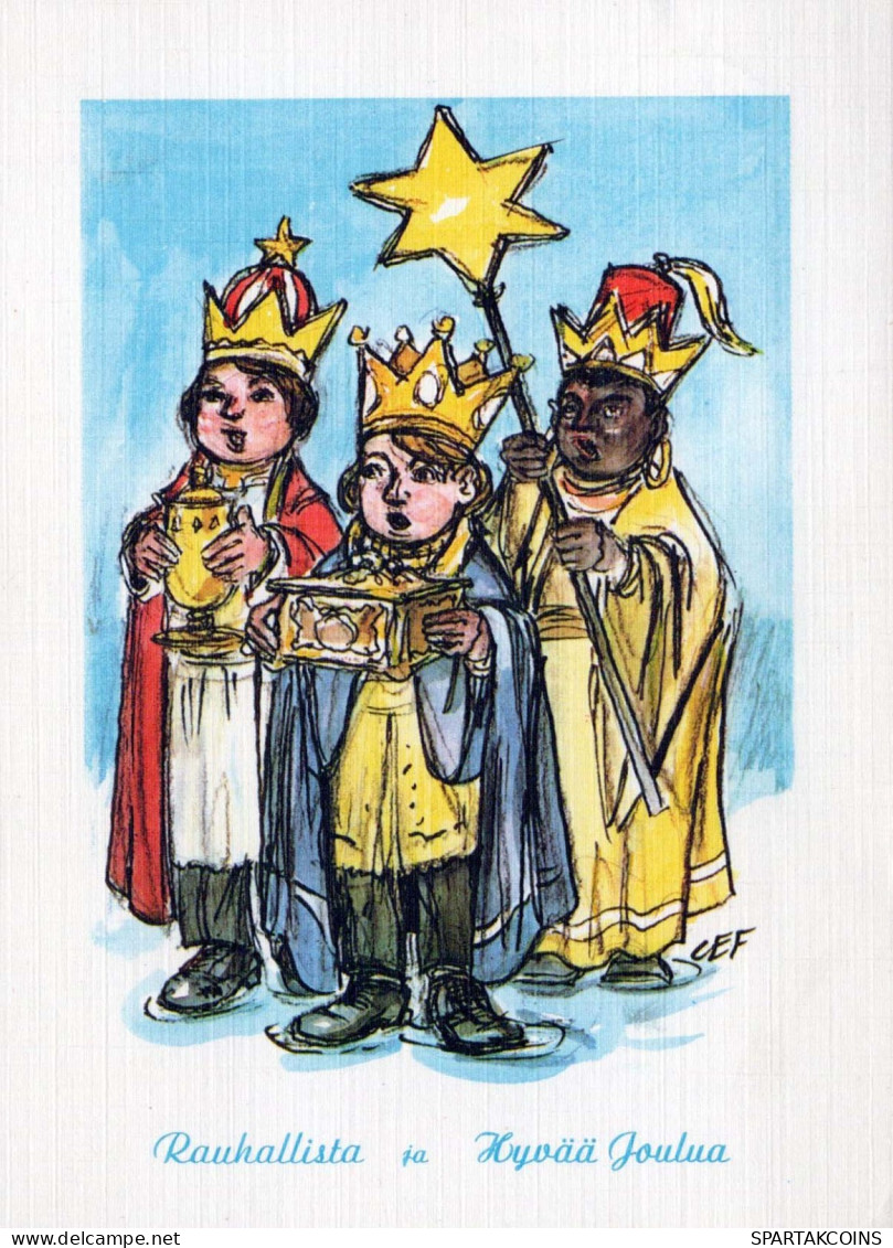 SAINT Gesù Bambino Cristianesimo Religione Vintage Cartolina CPSM #PBP814.A - Altri & Non Classificati