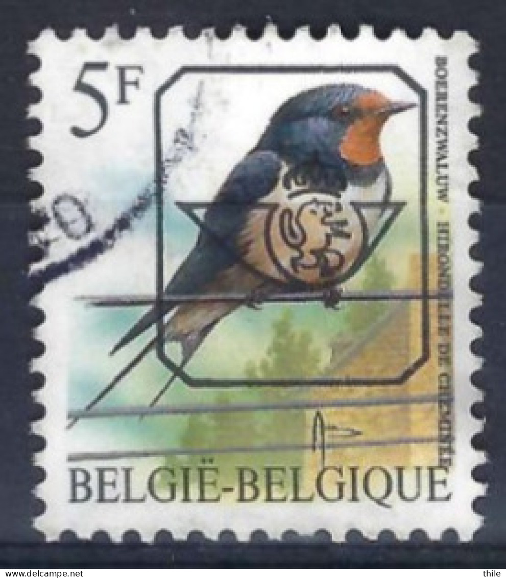 COB PREO827 (o) - Hirondelle De Cheminée - Typografisch 1986-96 (Vogels)
