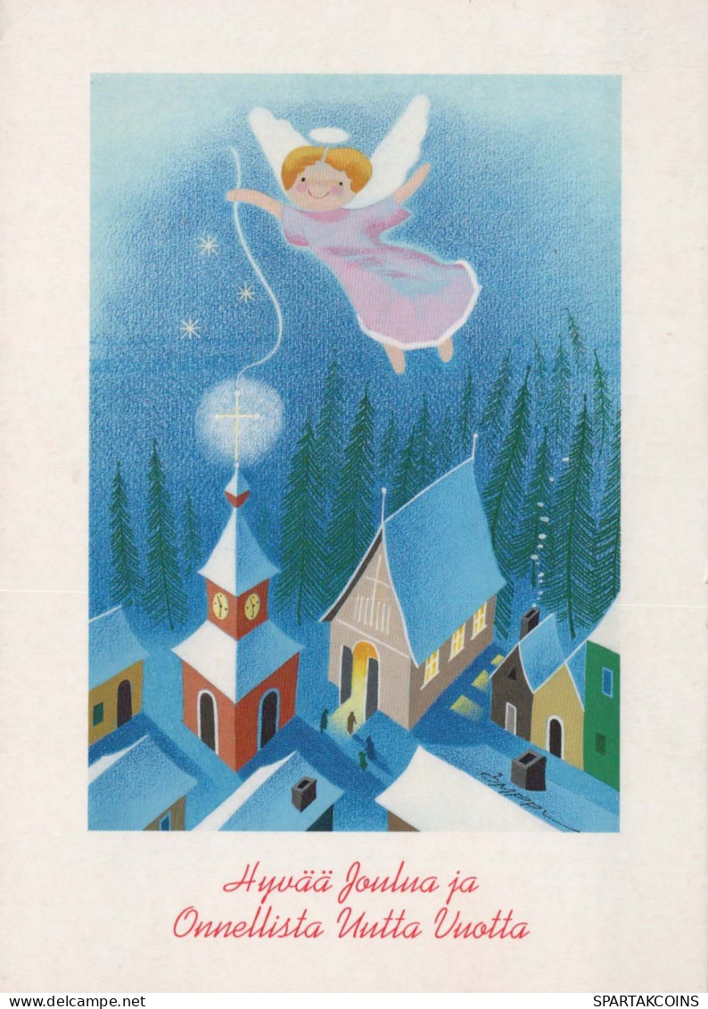 ANGEL Christmas Vintage Postcard CPSM #PBP462.A - Angels