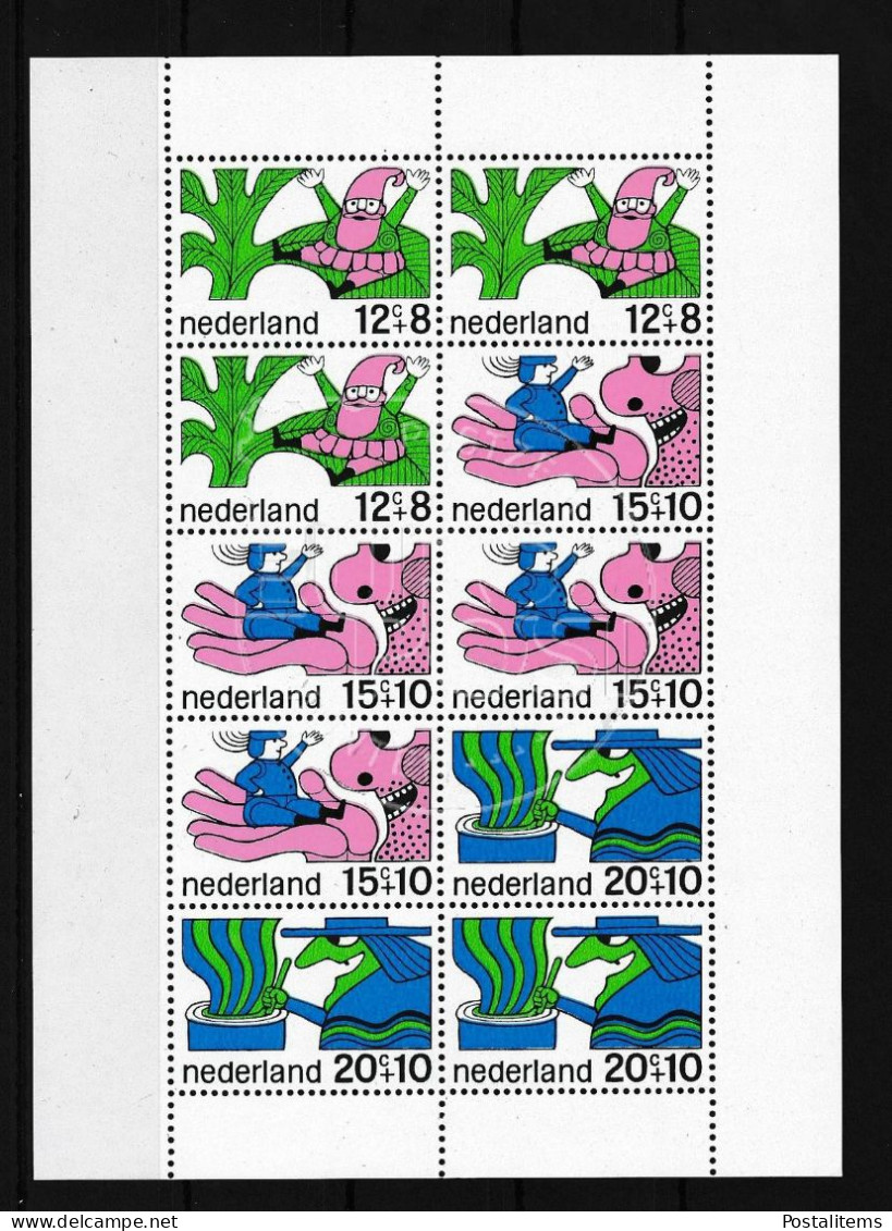 1968 Blok Kinderzegels NVPH 917 - Blocks & Sheetlets