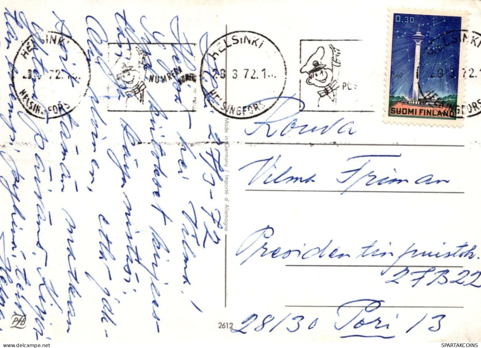 PÂQUES POULET ŒUF Vintage Carte Postale CPSM #PBP010.A - Ostern