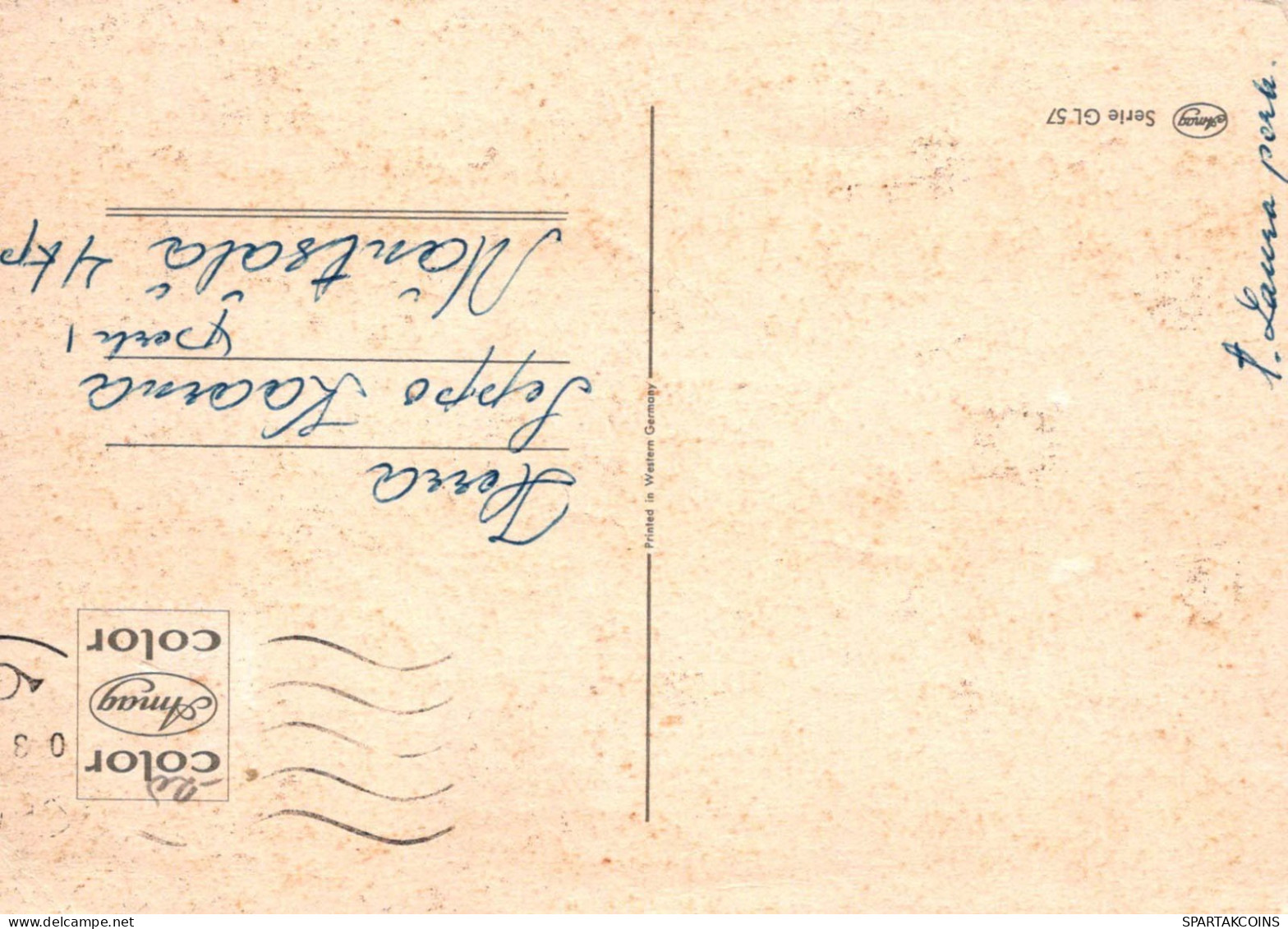 PÂQUES POULET ŒUF Vintage Carte Postale CPSM #PBO644.A - Ostern