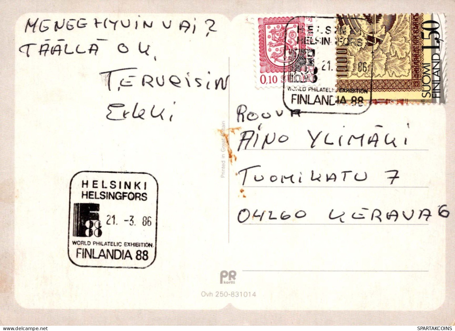 PÂQUES LAPIN Vintage Carte Postale CPSM #PBO454.A - Ostern