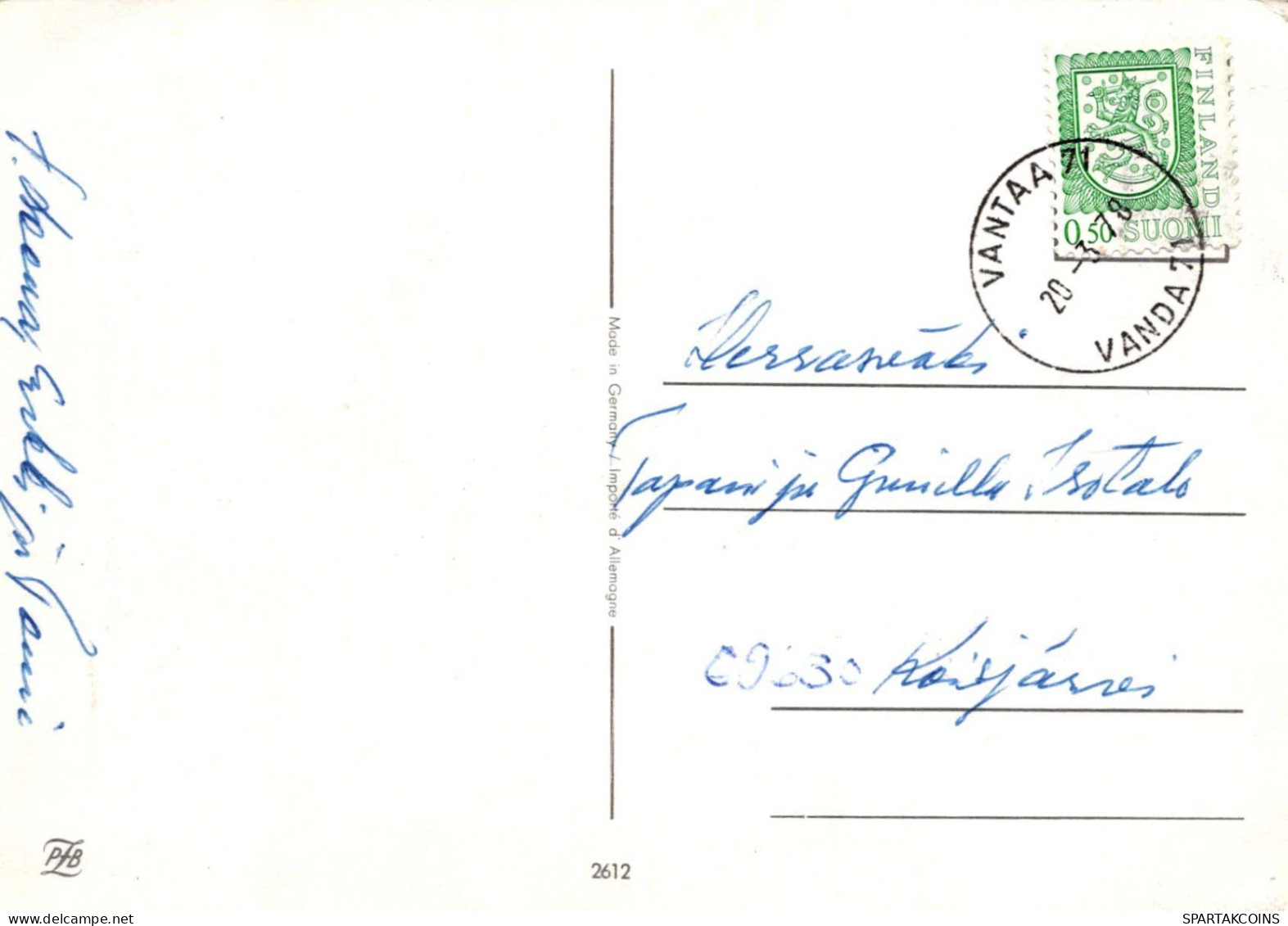 EASTER RABBIT EGG Vintage Postcard CPSM #PBO431.A - Easter