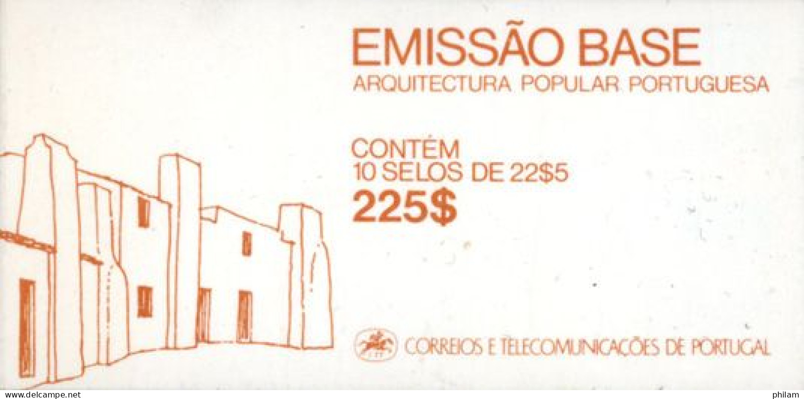 PORTUGAL 1987 - Architecture - 2 Carnets - Booklets