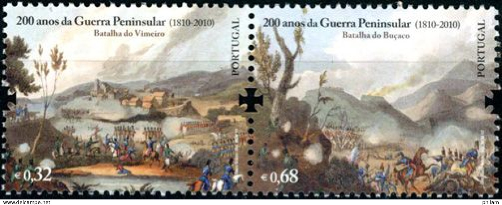 PORTUGAL 2010 - 200 Ans De Guerre Péninsulaire - 2 V. - Unused Stamps