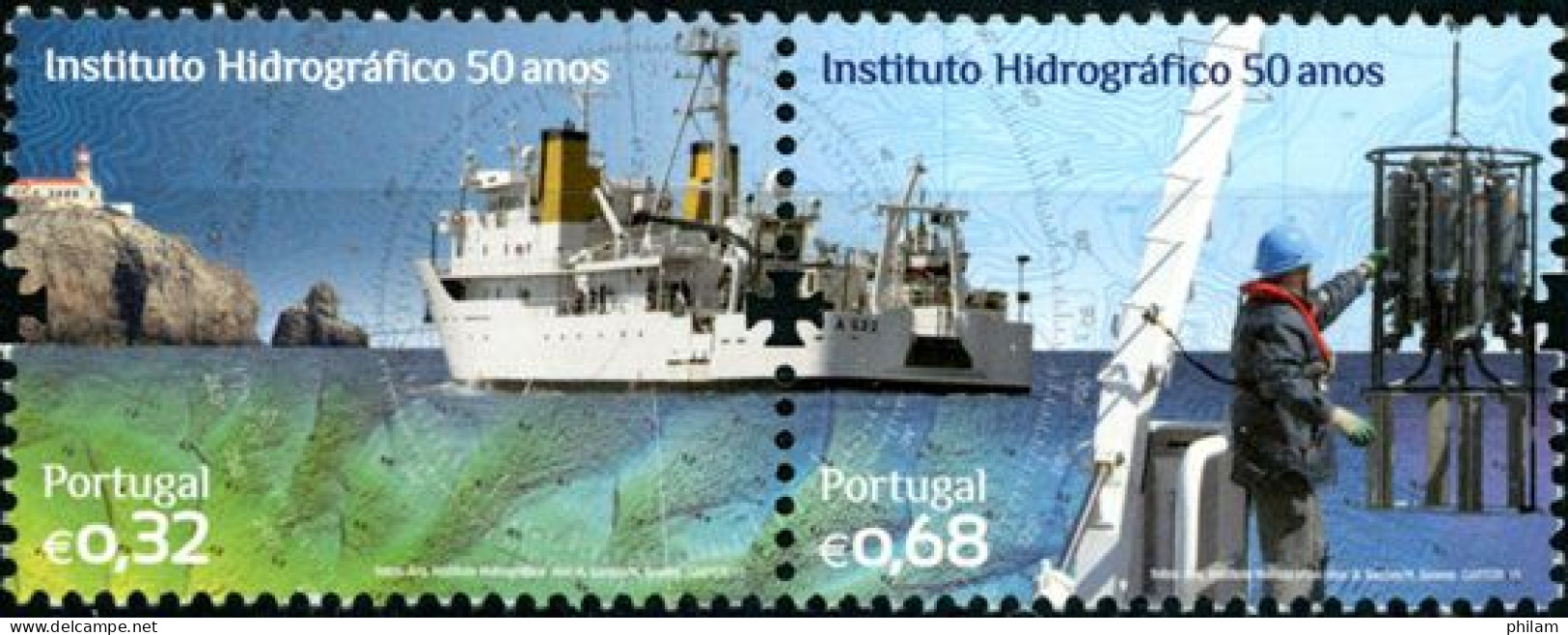 PORTUGAL 2010 - 50 Ans De L'institut Hydrographique - 2 V. - Unused Stamps