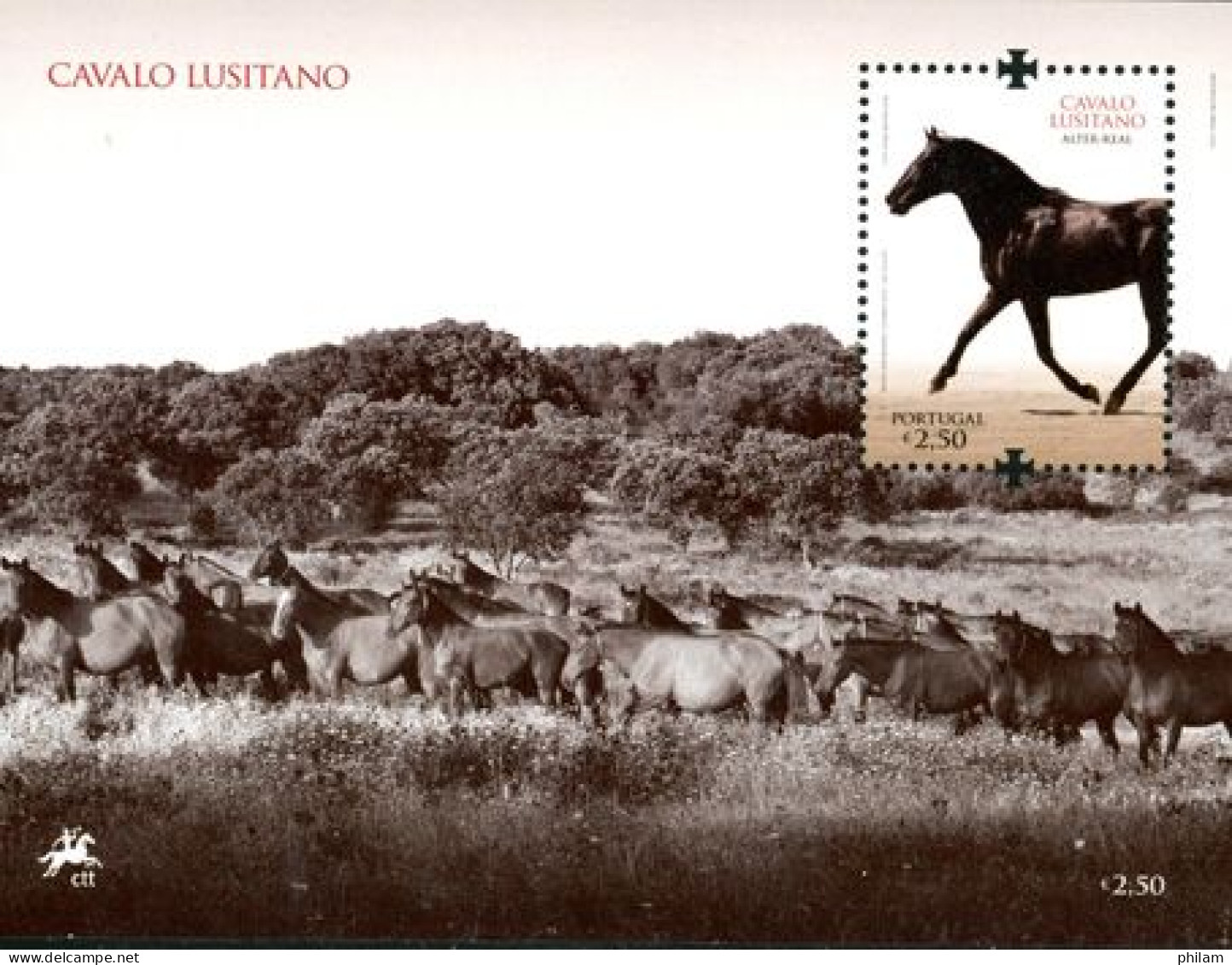 PORTUGAL 2009 - Le Cheval Lusitano - 1 BF - Blocks & Sheetlets