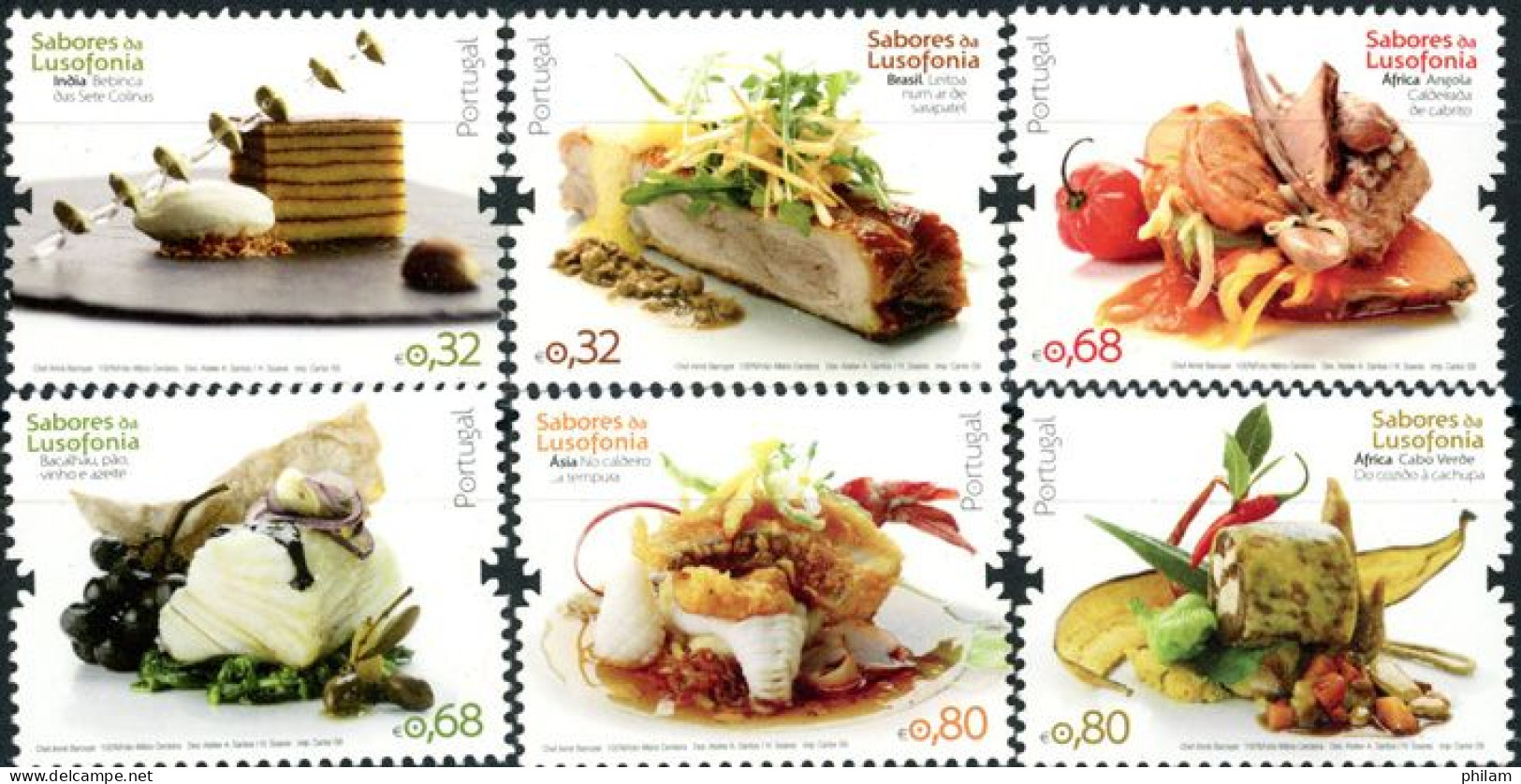 PORTUGAL 2009 - Saveurs De Desserts - 6 V. - Unused Stamps