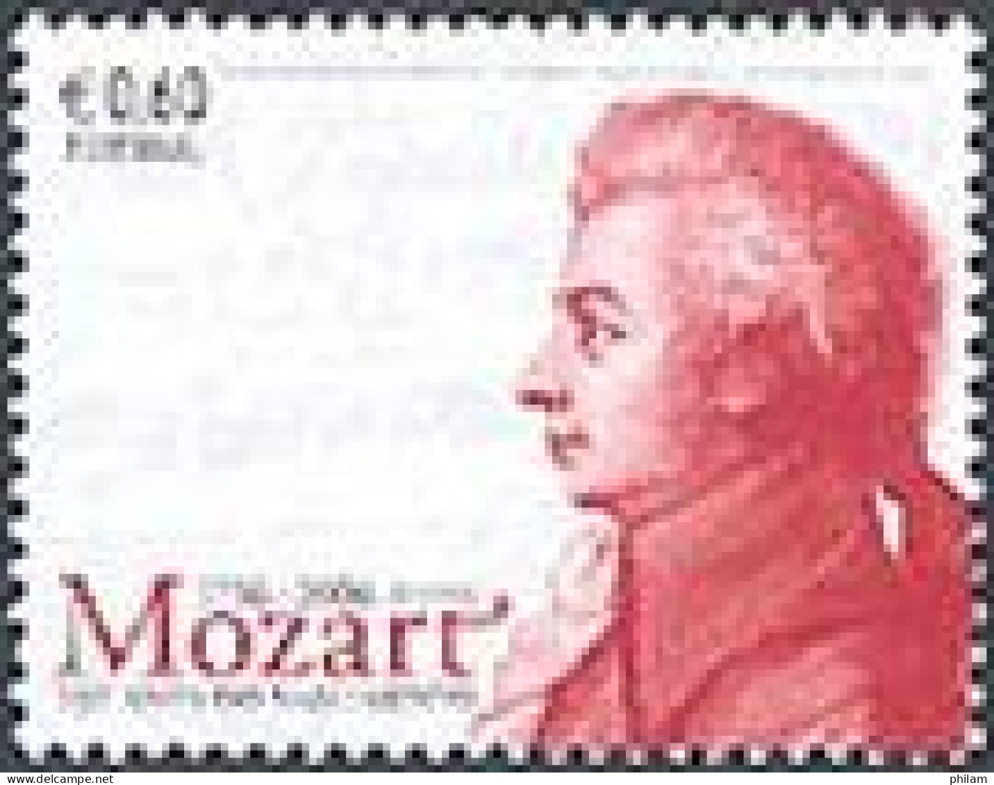 PORTUGAL 2006 - Wolfgang Amadeus Mozart - 1 V. - Música