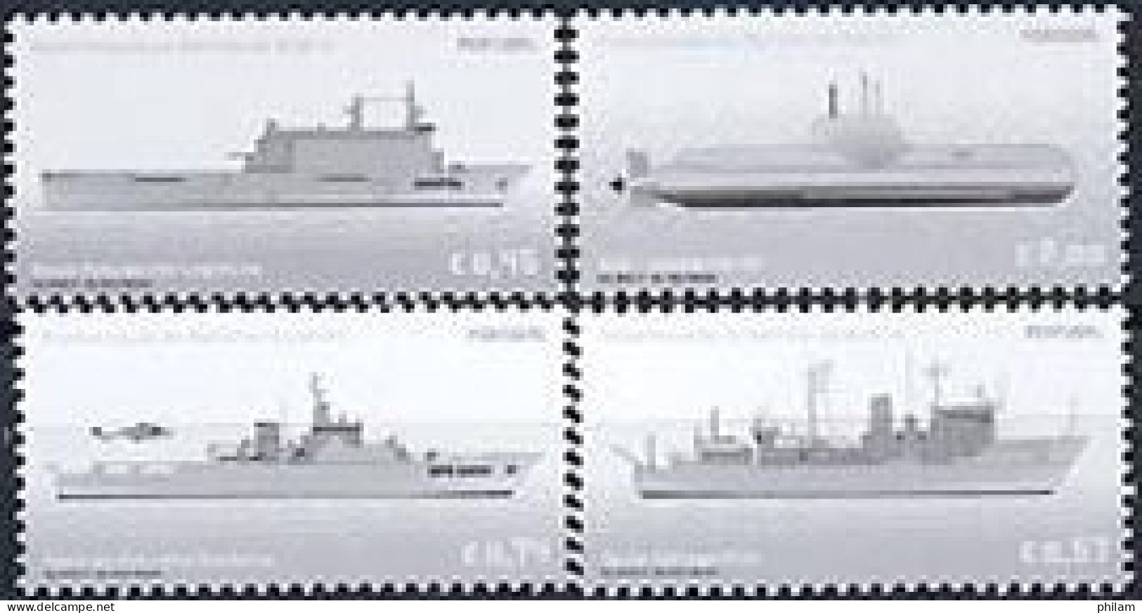 PORTUGAL 2005 - Modernisation De La Force Navale - 4 V. - Bateaux
