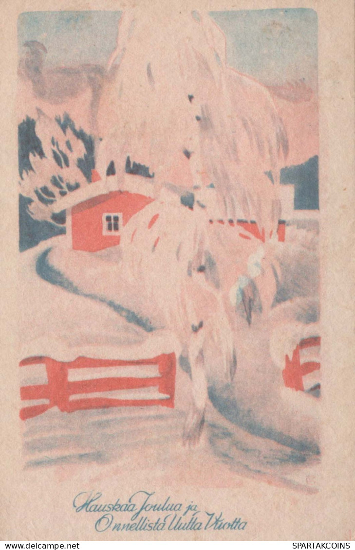 Bonne Année Noël Vintage Carte Postale CPSMPF #PKD208.A - Nieuwjaar