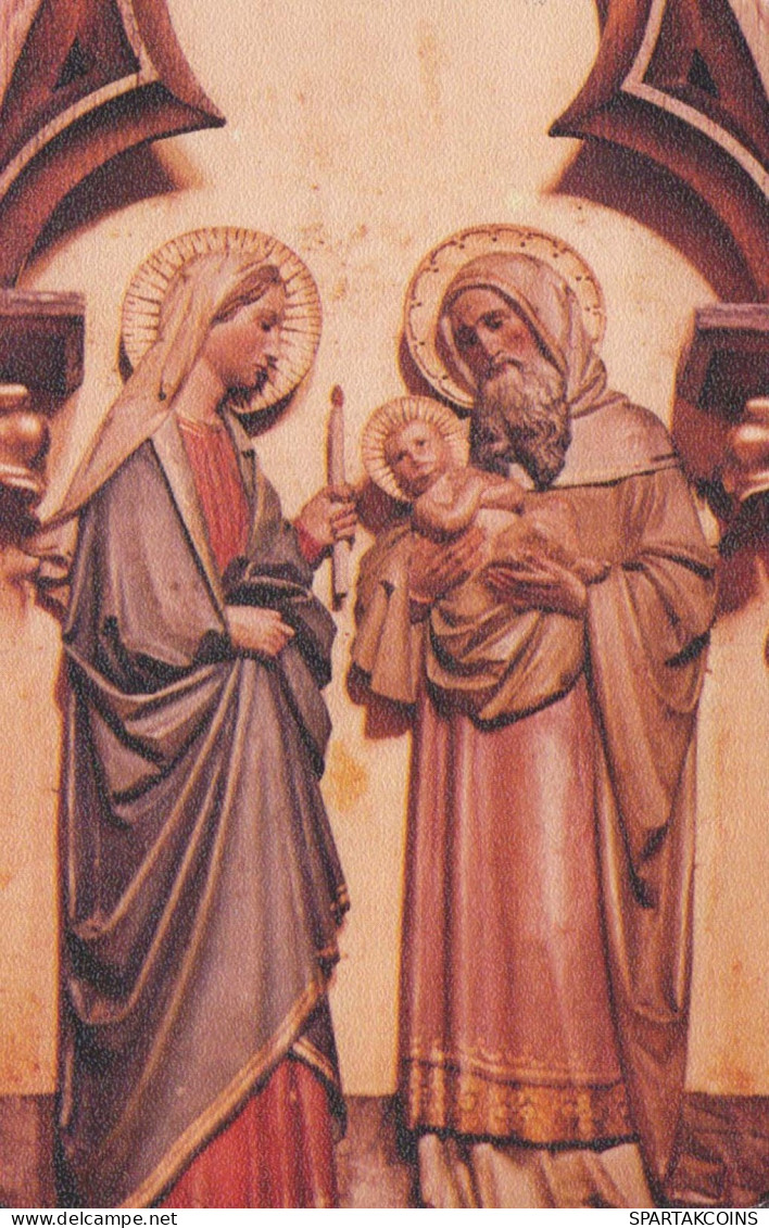 Virgen Mary Madonna Christianity Vintage Postcard CPSMPF #PKD100.A - Virgen Mary & Madonnas