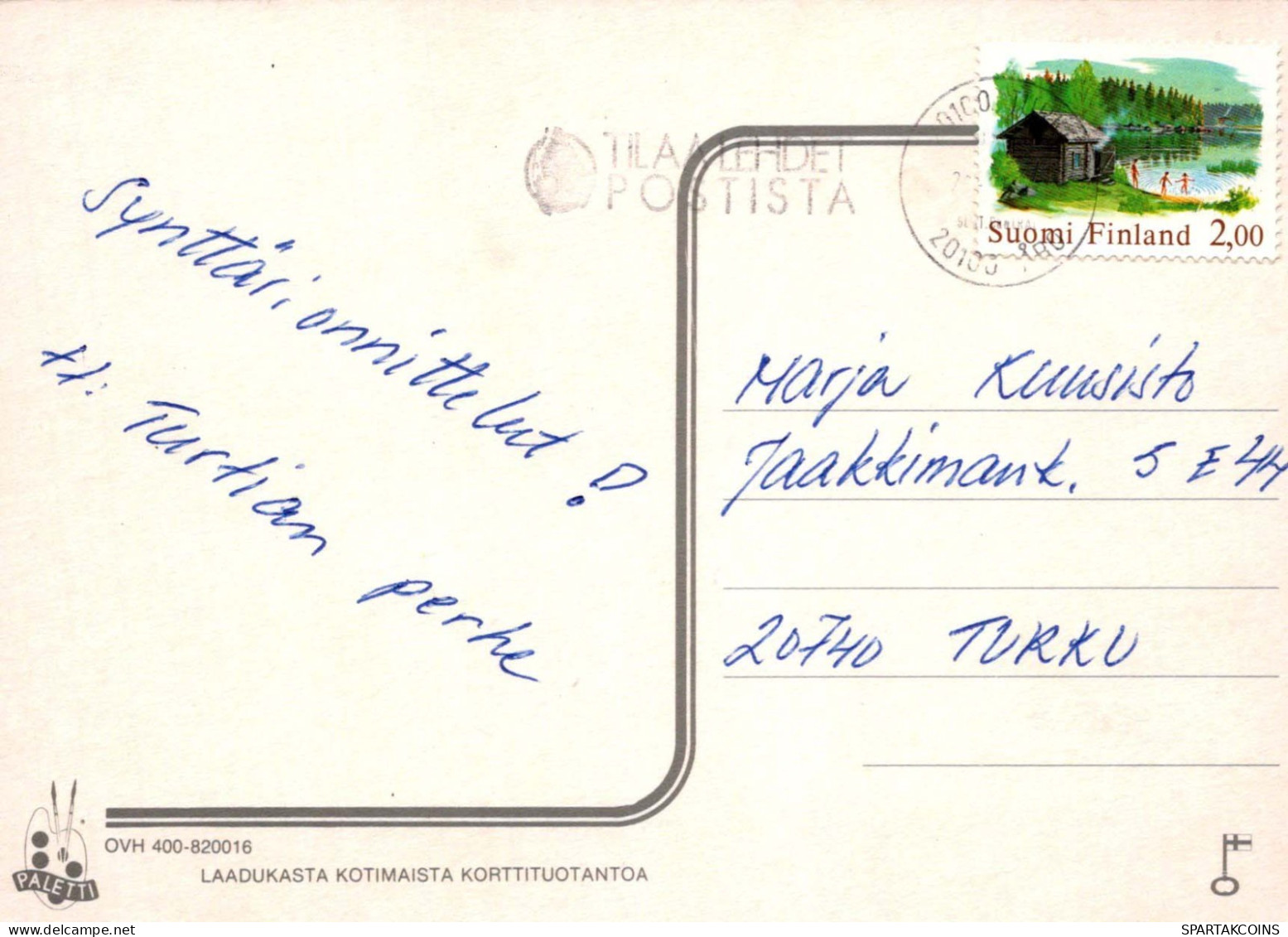 FIORI Vintage Cartolina CPSM #PBZ806.A - Blumen