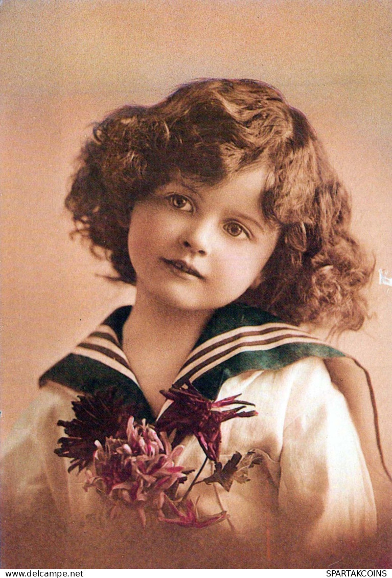 ENFANTS Portrait Vintage Carte Postale CPSM #PBU765.A - Portraits