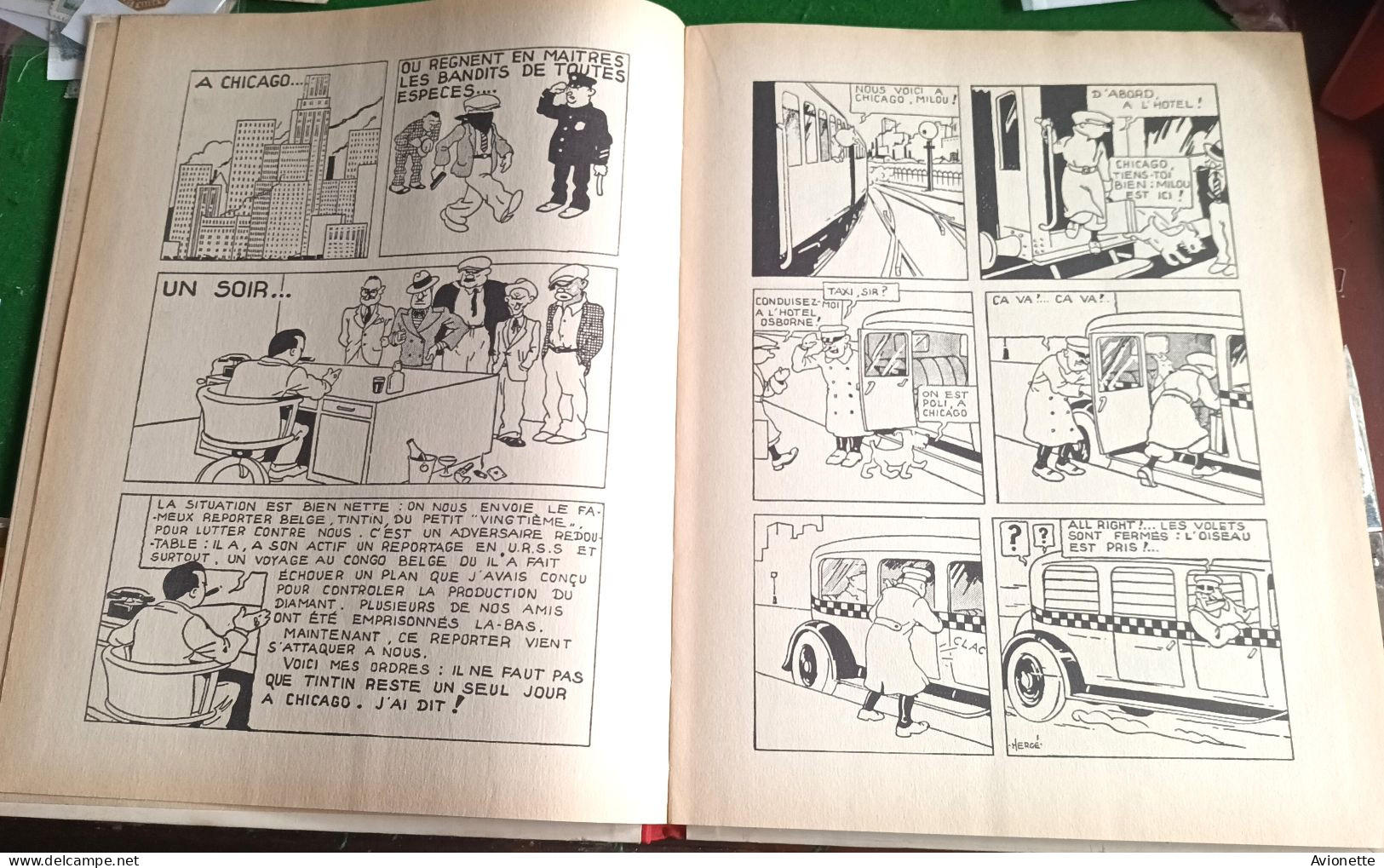 Les Aventures De Tintin Reporter Du Petit "vingtième En Amérique / 1983 N/B - Hergé