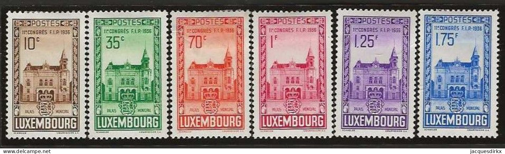 Luxembourg  .  Y&T   .   282/287    .   *     .    Neuf Avec Gomme - Unused Stamps
