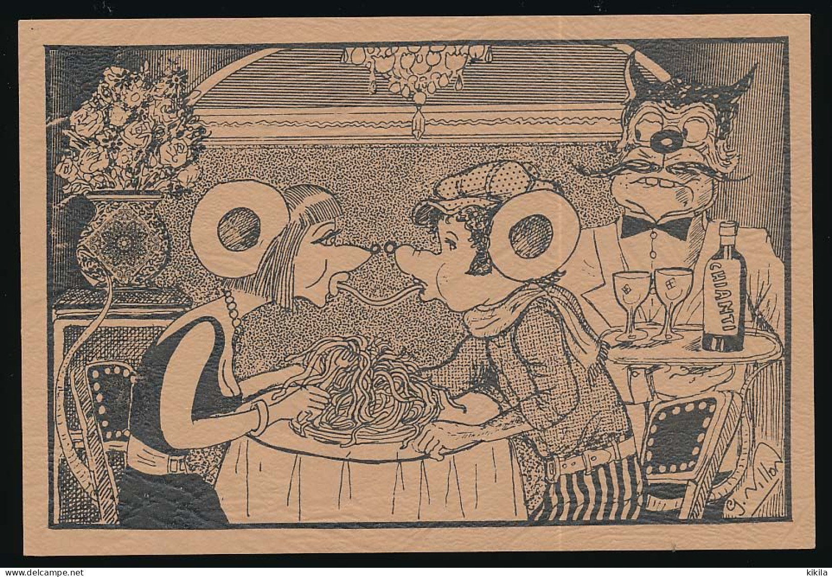 CPSM/CPM 10.5 X 15 Rhône GIVORS 13° Foire à La Paperasse 9/10-11*1991 Illustrateur Georges Millon Souris Rat Restaurant - Givors