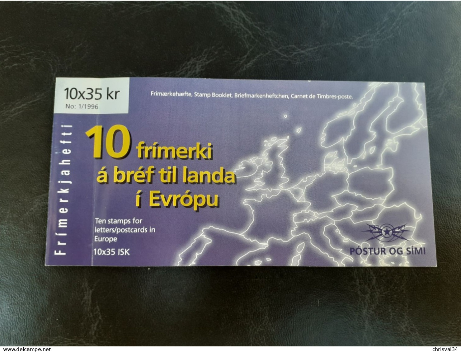 TIMBRES    ISLANDE  CARNET   ANNEE  1996     N  C797     NEUFS  LUXE** - Markenheftchen