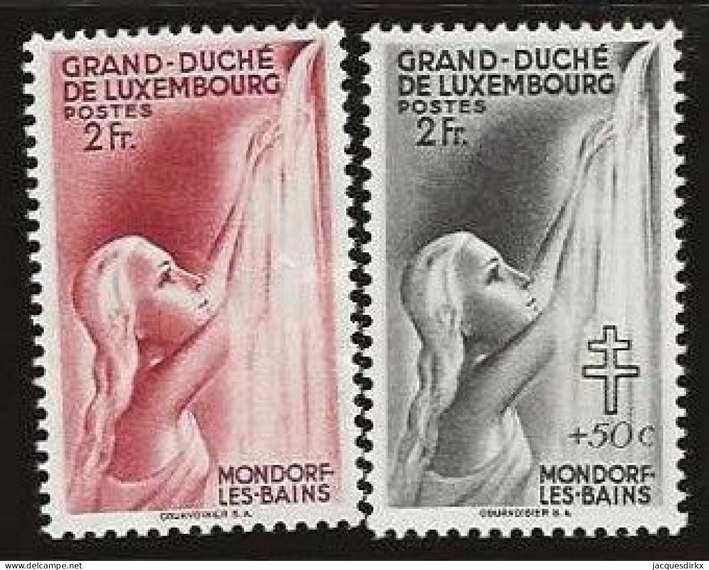Luxembourg  .  Y&T   .   322+333  .   **    .    Neuf Avec Gomme Et SANS Charnière - Unused Stamps