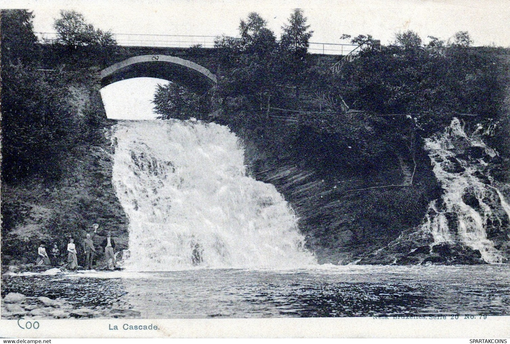 BELGIO COO WATERFALL Provincia Di Liegi Cartolina CPA #PAD168.A - Stavelot