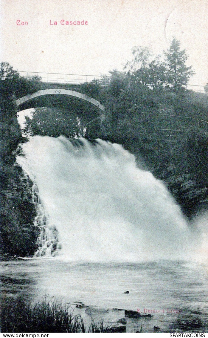 BELGIEN COO WASSERFALL Provinz Lüttich (Liège) Postkarte CPA #PAD040.A - Stavelot