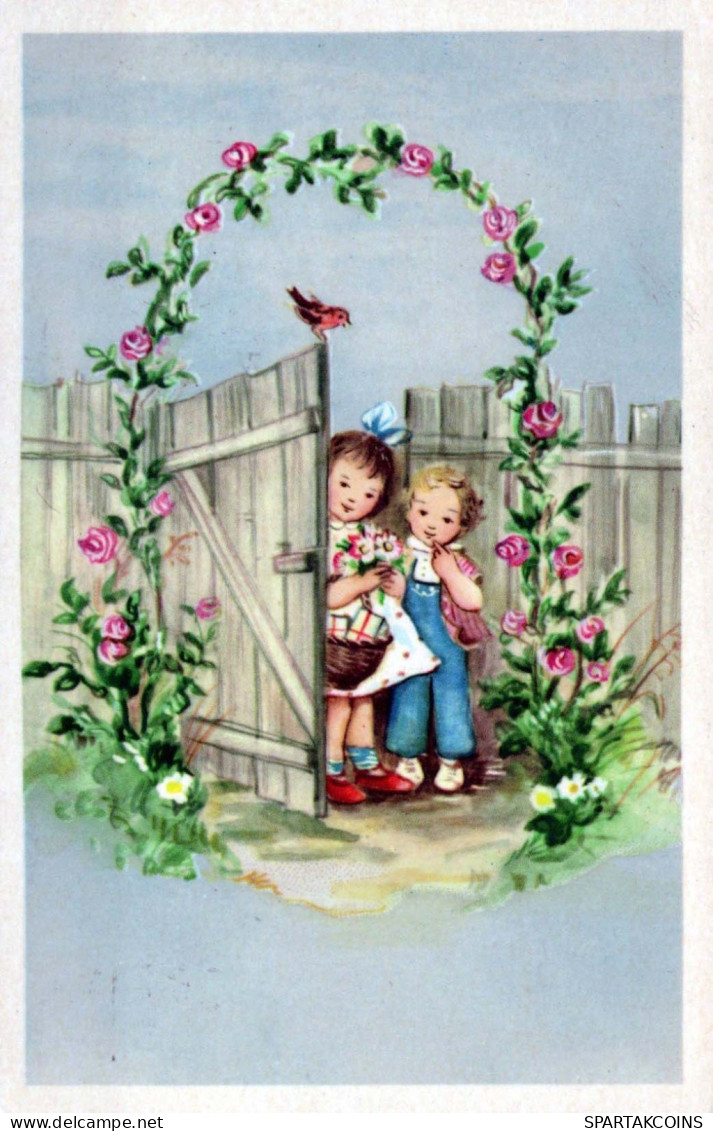 NIÑOS Escenas Paisajes Vintage Tarjeta Postal CPSMPF #PKG680.A - Taferelen En Landschappen