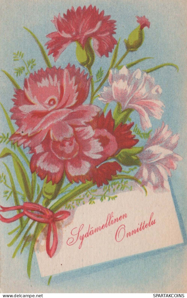 FLEURS Vintage Carte Postale CPSMPF #PKG002.A - Fleurs